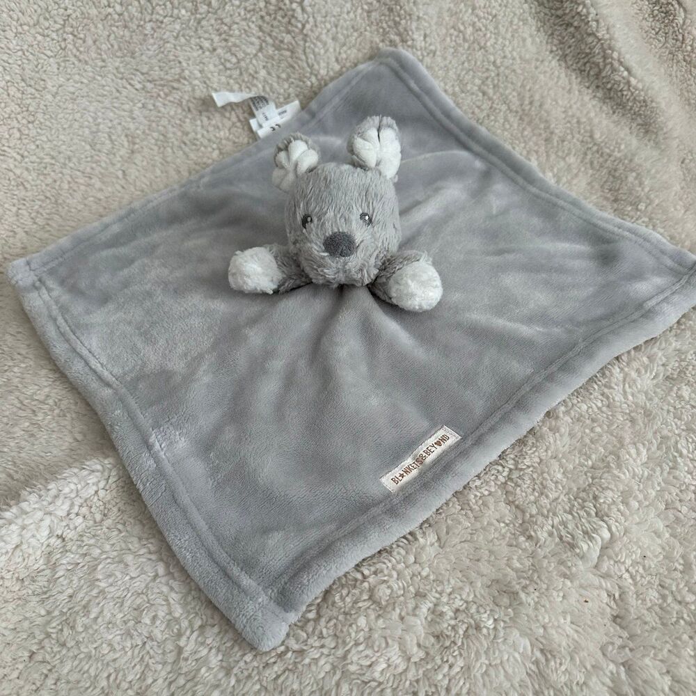 Blanket and Beyond Grey Puppy Dog Lovey 14” Baby Soother Plush Security